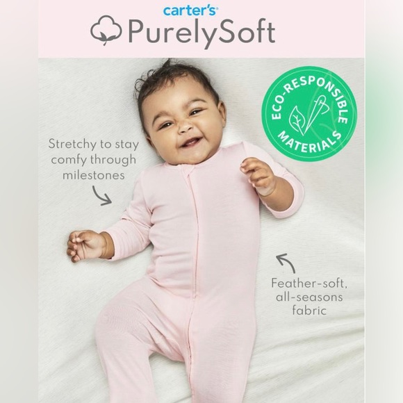 Carters Toddler Striped Pajama Set - Picture 6 of 6